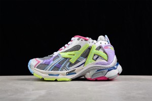 Balenciaga Runner Sneaker Multicolor in Grey Purple 