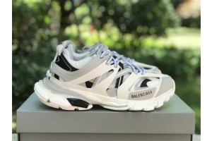 Balenciaga Track Sneaker LED in white,light grey and black mesh and nylon