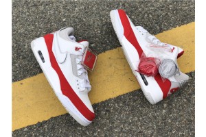 Air Jordan 3 Retro Tinker White University Red 