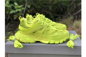 Balenciaga Track LED Trainer 'Lime' 542023-W2LA1-3501