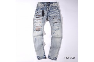 Amiri Plaid Trasher Skinny Jeans
