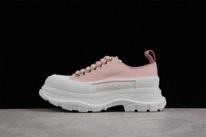 Alexander McQueen Tread Slick Canvas Sneaker - Pink  White