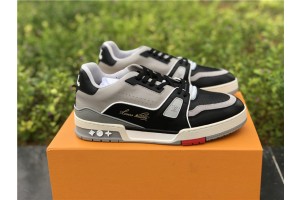 Louis Vuitton LV Trainer Sneaker Low Black Grey