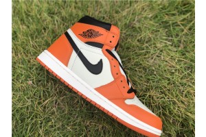 Air Jordan 1 Retro  1 Retro High OG ' Shattered Backboard '(Orange - White )