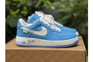 LV  x Nike Air Force 1 Low Blue 
