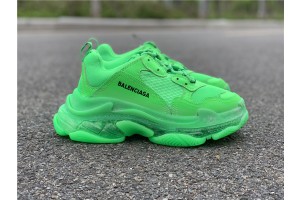 Balenciaga Triple S Clear Sole Neon Green 