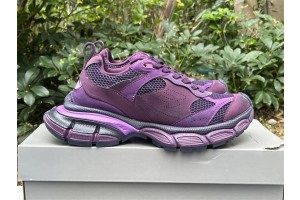 Balenciaga 3XL Sneaker in purple mesh and suede-like fabric