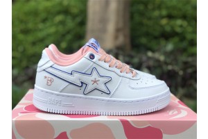 A Bathing Ape Bape Sta Baby White Pink 