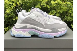 Balenciaga Triple S Sneakers Grey - Wheat - Light Pink - Blue 