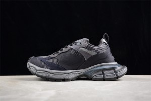 Balenciaga 3XL Sneaker in dark grey mesh and suede-like fabric 