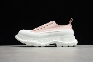 Alexander McQueen Tread Slick Canvas Sneaker - 'Light Pink - White'