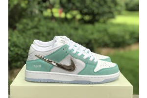 April Skateboards x Nike SB Dunk Low Blue White Silver 