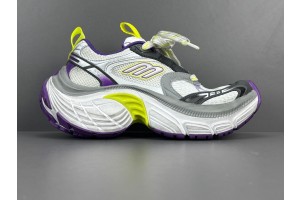 Balenciaga 6XL Sneaker in purple and white mesh, polyurethane and polyester