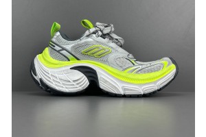 Balenciaga 6XL Sneaker in Green and white mesh, polyurethane and polyester