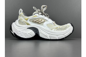 Balenciaga 6XL Sneaker in gold and white mesh, polyurethane and polyester