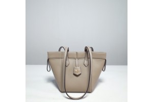 Fendi Origami Mini Dove gray leather mini bag that can be transformed 