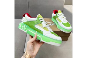 Louboutin Astroloubi leather sneakers in Flu Green LBTASTR-011