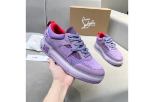 Louboutin Astroloubi leather sneakers in Purple LBTASTR-013