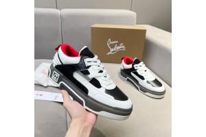 Louboutin Astroloubi leather sneakers in White - Black  LBTASTR-008