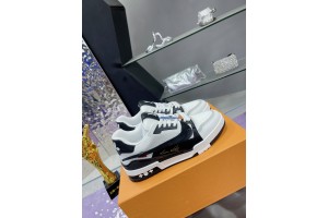 LV Trainer Sneaker - White Black LV-TR047