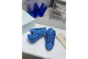 Lanvin baskets Curb XL en cuir - Blue