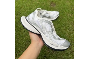 Balenciaga Circuit Sneaker in white and silver polyester, nylon, TPU and polyurethane