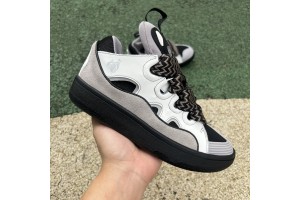 Lanvin Curb Sneaker (2024) - Light Grey - Black LVCS-060