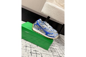 Bottega Veneta  Orbit Sneaker -Metallic Blue BVTCB-017