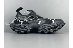 Balenciaga Hike Trainers in black mesh, polyurethane and polyester