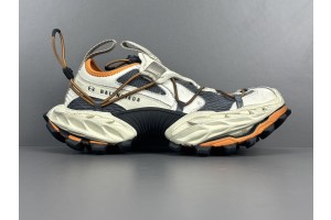 Balenciaga Hike Trainers in beige and orange mesh, polyurethane and polyester